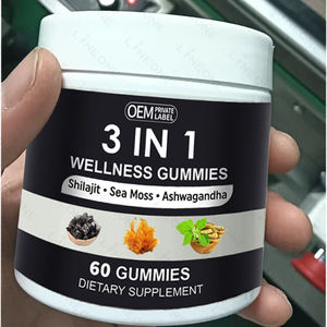 プライベートラベル3-in-1 Shilajit男性用,ビーガン & シュガーフリーフォーミュラ自然エネルギー & バイタリティサポート - Product Image 2