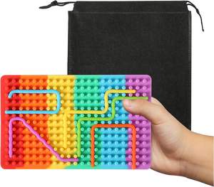 Tablero sensorial Juguete de estrés de silicona Calma Viaje Avión Esenciales Juguetes Tablero educativo sensorial - Product Image 1