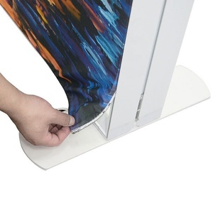 Fast Source Factory Event Indoor LED <span class=keywords><strong>Light</strong></span> <span class=keywords><strong>Stand</strong></span> d'exposition Caisson lumineux vertical à cadre en aluminium haute visibilité pour la publicité - Product Image 3