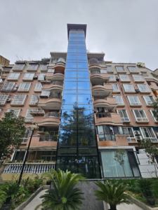 Ascenseurs Personnalisés Intérieurs/Extérieurs pour Passagers, <span class=keywords><strong>Ascenseur</strong></span> à Traction Entièrement en Verre avec Cadre en Acier Inoxydable - Product Image 3