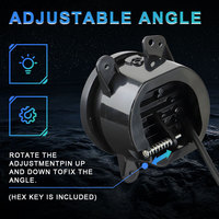 LELANPU Luces Antiniebla, Accesorios Angel Eye DRL, Proyector Nebbia 2SMD de 4 Pulgadas, Lámpara LED de Conducción para Automóvil, Faros Antiniebla para Toyota Bugatti