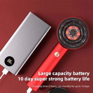 Cepillo Eléctrico Recargable para Masaje del Cuero Cabelludo, Resistente al Agua, para Relajación del Cuero Cabelludo, Ecológico, Superventas - Product Image 4