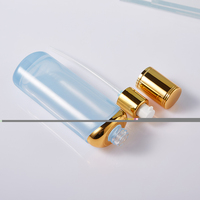 Ensemble cosmétique en verre personnalisé de luxe de haute qualité, pot de 30 g/50 g, flacon cylindrique de 40/100/120 ml, bouchon à vis sérigraphié pour les soins de la peau