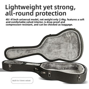 Custodia Leggera per Chitarra 40/41/39 Pollici Impermeabile Anti-umidità per Chitarra Classica ed Elettrica, Resistente alla Pressione, Spedibile - Product Image 2