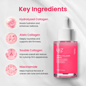 Fabrika üreticisi üçlü kollajen karmaşık Serum donuk cilt besleyici için hafif niasinamid özelleştirilmiş OEM - Product Image 2