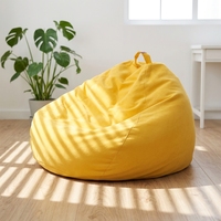 Canapés poufs au design moderne et créatif, fauteuils poufs de luxe en toile, canapés poufs en tissu pour chambre à coucher