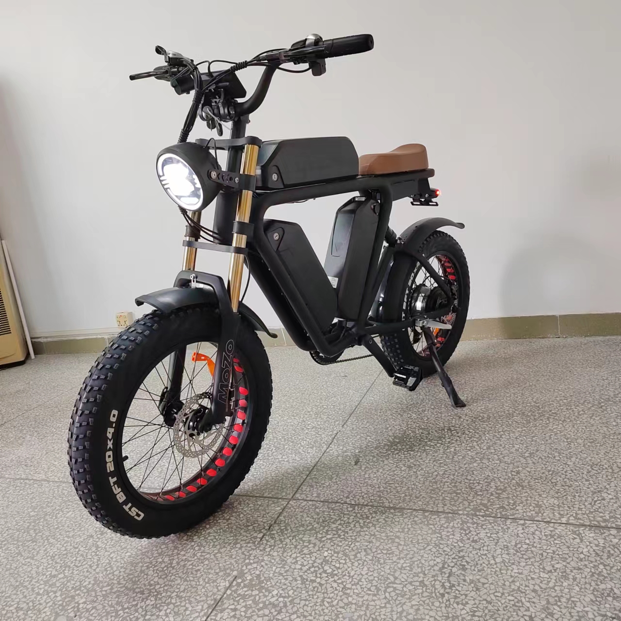 Electric e bike 1000w 16ah*3 lithium batteries full suspension hydraulic brake long range 20 bike electric 55kmh fast Fat ebike