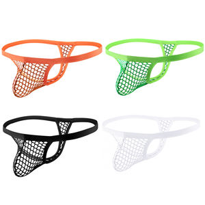 Vente directe d'usine Sous-vêtements pour hommes Bikini slips Strings Sous-vêtements taille basse unis Slips <span class=keywords><strong>String</strong></span> - Product Image 2