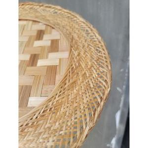 Wholesale Round Handwoven Bamboo Basket Eco Friendly Fruit <b>Vegetable</b> <b>Storage</b> Non Chemical Safety Household Use Supply - Product Image 3