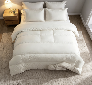 Couette anti-acariens légère <span class=keywords><strong>DODO</strong></span> 220 x 240 cm pour lit double, tissu 100 % coton naturel, polyester thermocomfort 100 % creux - Product Image 4