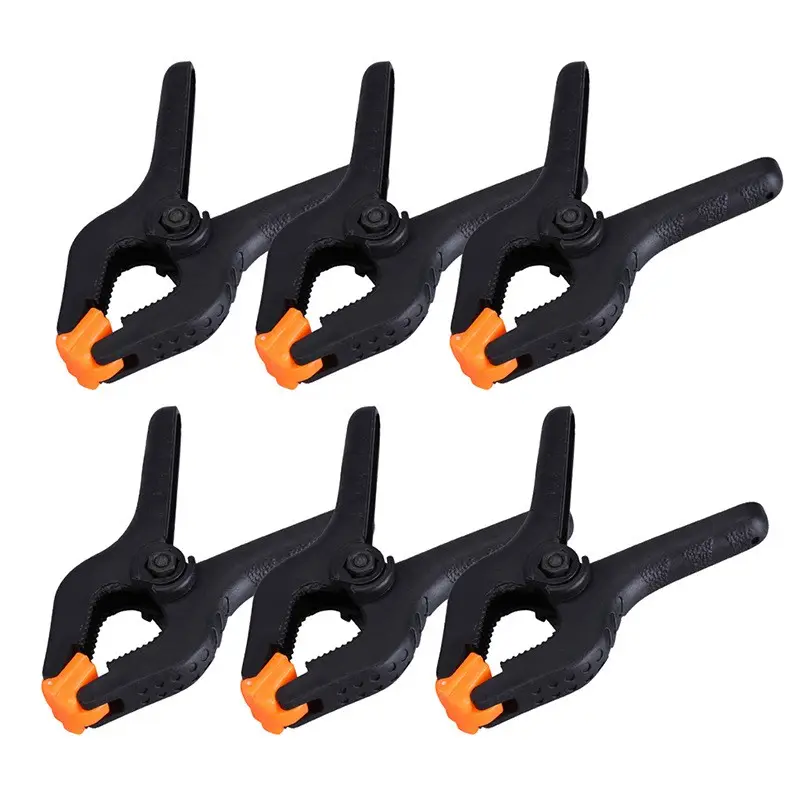 4.5 inch Nylon Spring Clamps Heavy Duty Clips for Home Improvement, Projects, and Photography Studio Backdrop Support