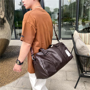 Wholesale Gym Bag <b>Leather</b> Sports Dry Wet Bags <b>for</b> <b>Men</b> Women Training Shoes Fitness Yoga Travel Luggage Shoulder Sport - Product Image 6