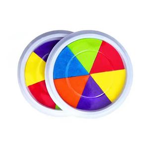 <span class=keywords><strong>Tampon</strong></span> <span class=keywords><strong>encreur</strong></span> coloré de peinture de paume de doigt en gros pour l'éducation d'enfants dessinant des jouets - Product Image 4