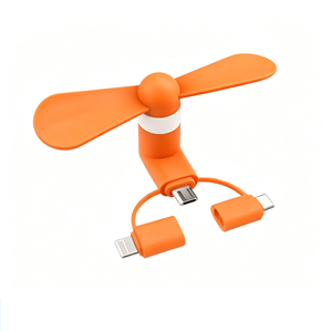 พัดลมมือถือแบบพกพาหลายพอร์ต USB แบบขายส่ง พัดลมไร้เสียงแบบไม่มีแปรงถ่าน พัดลมระบายความร้อนขนาดเล็กแบบสวมใส่ได้ พัดลมมินิ USB - Product Image 1
