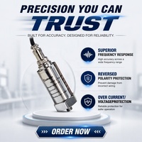 MVT100 : Transmetteur de vibrations intégré à 2 fils avec prise aviation, mesure de vitesse/déplacement pour engrenage rotatif/turbine/moteur