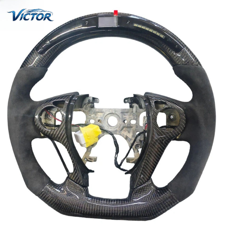 Custon Led Array Sport Carbon Fiber Steering Wheel Compatible with Civic, Corolla, GR86 ...