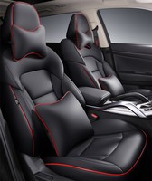Ensemble complet de housses de siège de voiture de qualité supérieure, imperméables, en cuir, pour 5 sièges, complètes pour Buick