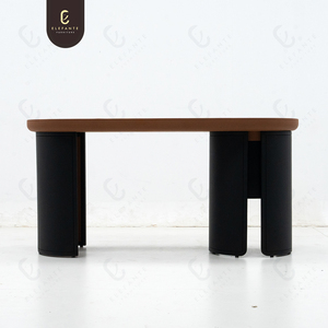 Nhà văn phòng gỗ Veneer sáng tạo điều hành văn phòng bàn mới nhất mới nghiên cứu nghệ thuật bàn cho biệt thự - Product Image 1