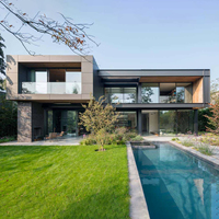 Villa préfabriquée moderne de luxe, facile à construire, maisons modulaires à ossature légère en acier, mini-maisons, villas préfabriquées