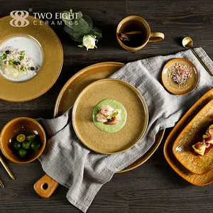 Juego de vajilla de porcelana glaseada <span class=keywords><strong>para</strong></span> restaurante, vajilla de cerámica de estilo nórdico <span class=keywords><strong>para</strong></span> Hotel y <span class=keywords><strong>Cena</strong></span> - Product Image 3