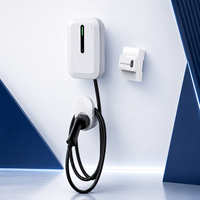 Chargeur de véhicule électrique AC 21 kW, station de recharge pour voiture électrique, type 2, OCPP, RFID, EVEMS, prévention des coupures de courant