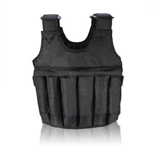 Gilet lesté réglable de 1 à 50 kg pour l'extérieur, avec plaque en acier, gilet lesté rempli de sable - Product Image 1