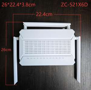 ZIKUN ZC-521X6D AX3000 WiFi6 XPON ONT ONU 4GE 2USB Módem Router Inalámbrico de Doble Banda 2.4G/5G con Chipset ZXIC, Garantía de 5 Años - Product Image 4