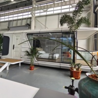 Full King B5 Capsule House Sunroom -Space Capsule House Maison entièrement finie Décoration Maisons préfabriquées