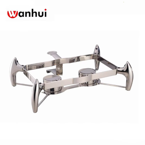 Equipo de catering Calentador de alimentos hidráulico Plato de frotamiento con tapa de vidrio para restaurante BUffet Boda - Product Image 2