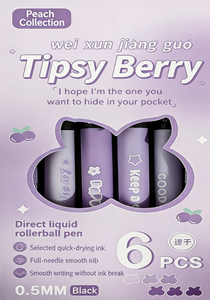 Stylos gel à pointe fine 0,5 mm couleur macaron, séchage rapide, 6 pièces <span class=keywords><strong>en</strong></span> boîte pour l'école, le <span class=keywords><strong>bureau</strong></span>, vente <span class=keywords><strong>en</strong></span> <span class=keywords><strong>gros</strong></span> - Product Image 6