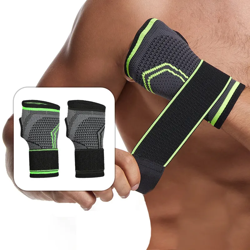 Yugland Adjustable Elasticity Breathable Fitness Sport Wrist Wraps Hand Guard Wrist Support Braces