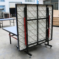 Table de tennis d'extérieur Konford taille officielle SMC/ACP pliable avec roues, cadre en acier métallique pour l'entraînement, tube imperméable, table de ping-pong
