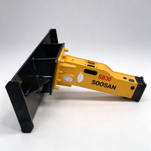 Martillo Hidráulico Tipo Caja SOOSAN SB30 con Placa de Deslizamiento para Excavadora/Cargadora de 2-4.5T para Demolición - Product Image 1