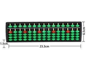 Abacus standard à 15 chiffres, 7 à 23 chiffres, Soroban, calculatrice chinoise japonaise, outil de comptage, mathématiques, jouets de calcul pour débutants - Product Image 6