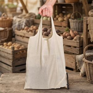 Bolsa de Compras Plegable Compacta con Forma de Corazón, de Peso Medio, Promocional, con Impresión de Logotipo Personalizado - Product Image 1