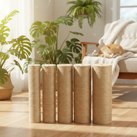 Poteau de remplacement pour arbre à chat en corde de sisal naturel, résistant à l'usure, pour griffoir et structure d'escalade pour chat