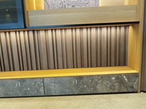 Meuble TV sur mesure avec vitrine, meuble de rangement pour salon, ensembles de meubles de salon, meuble TV multifonctionnel - Product Image 6