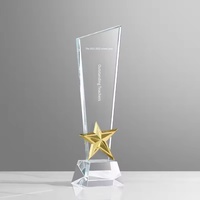 Trophée en cristal transparent de haute qualité, artisanat en cristal, récompenses personnalisées pour la danse et autres compétitions