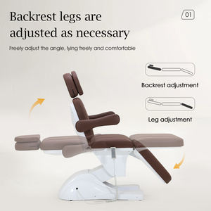 Cama Cosmética Eléctrica Negra/Blanca/Rosa para Salón de Belleza y Spa, Diseño Moderno, Mesa de Masaje, Sillas de Clínica Cómodas para Uso en Salón - Product Image 3