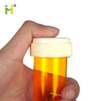 Envase de Medicamentos PP Rx con Impresión de Logotipo Personalizado, Frascos Médicos con Forma de Cilindro, Botella para Pastillas con Tapa Reversible