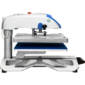 Presse à chaud pneumatique automatique pour transfert thermique sur T-shirts, type pivotant 16x20 - Product Image 4