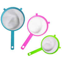 Passoires en plastique de bonne qualité, colorées, pour évier de cuisine, ensemble de passoires en nylon