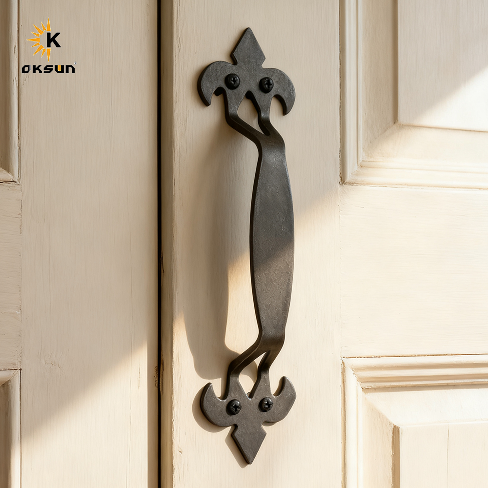 Oksun Alloy Pocket Door Pull Handle for Sliding Wooden Door Barn Door Hardware Accessory