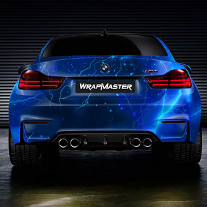 WRAPMASTER 1.52*20m Pellicola Adesiva Blu Galassia a Bassa Aderenza per Wrapping Auto - Product Image 3