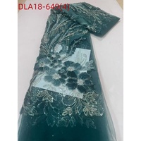 Prix de gros luxe paillettes perles perles lourdes dentelle pour robes de mariée africaines Offre Spéciale brodé perlé dentelle tissu