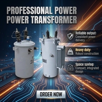 Transformateur monophasé 25Kva 37.5Kva 50Kva 75Kva 100Kva 167Kva 13.8kv monté sur poteau, sortie 480V, type huile, enroulement en cuivre