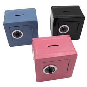 Оптовая продажа, металлическая коробка для денег для детей с кодовым замком | Копилка для цифрового сейфа - Product Image 2