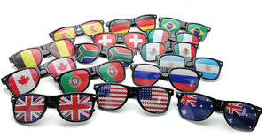 Gafas de Sol con Pinhole de Banderas Nacionales Surtidas, Argentina, Brasil, Australia, Gafas de Fiesta para Fanáticos del Fútbol, Recuerdos con Logotipo de Equipo Personalizado - Product Image 5
