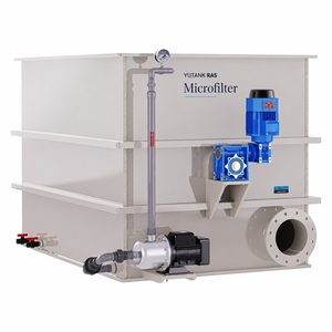 Vente directe usine : Système RAS intelligent pour Tilapia, système d'aquaculture recirculante RAS, traitement de l'eau par filtration pour élevages de truites - Product Image 1