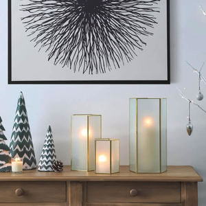 Lanterne à bougie design en fer, métal et verre Fabricant de gros Lanterne à bougie design en métal faite à la main personnalisée - Product Image 2